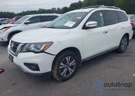 2017 Nissan Pathfinder S z USA, uszkodzony, nr VIN 5N1DR2MM7HC681604